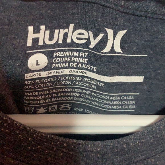 Hurley t shirt, size large. - Picture 3 of 3